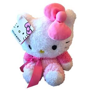 Hello Kitty Plush And Throw Blanket Set NEW Stuffed Animal Toy Gift